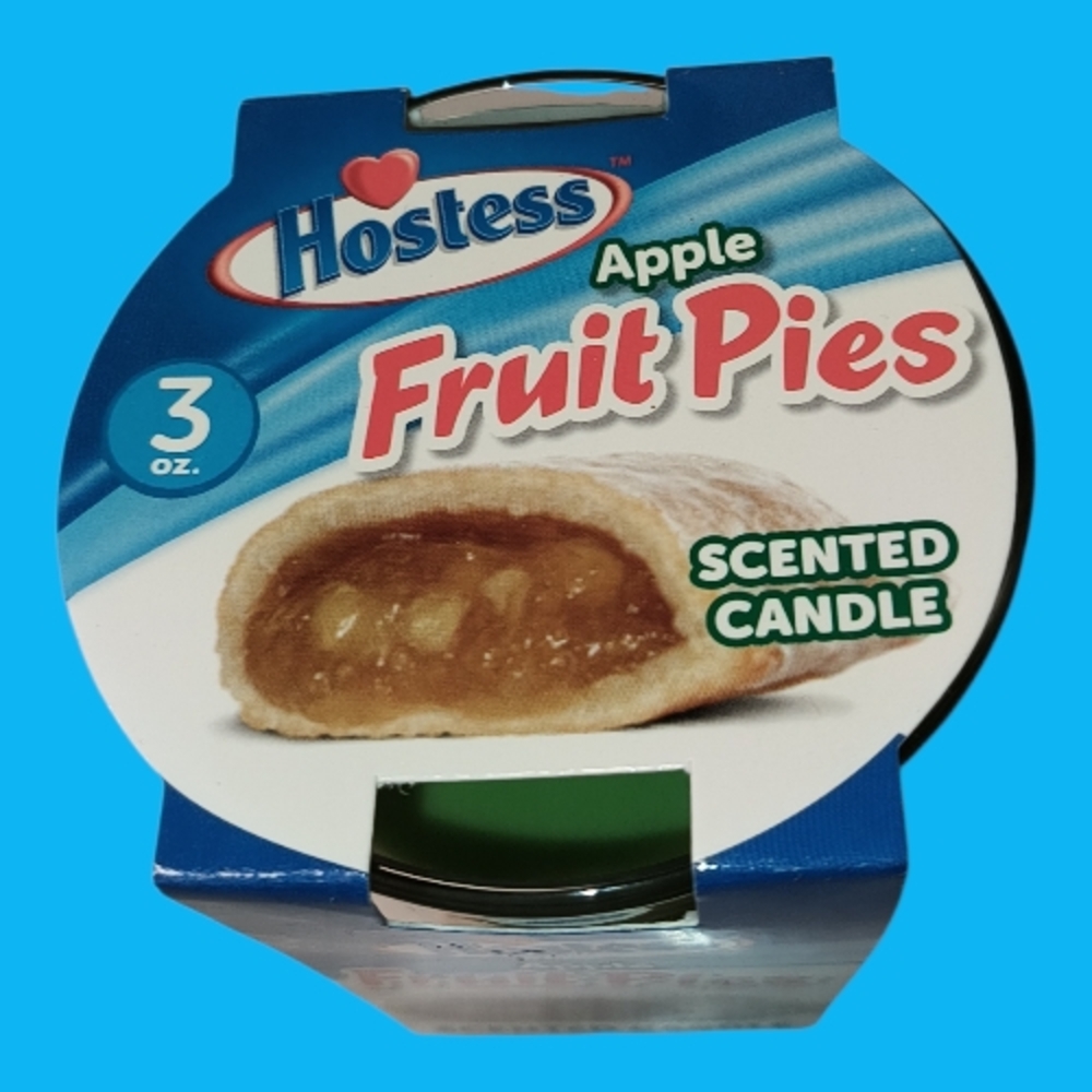 Hostess Apple Fruit Pies Scented Candle - Green. New